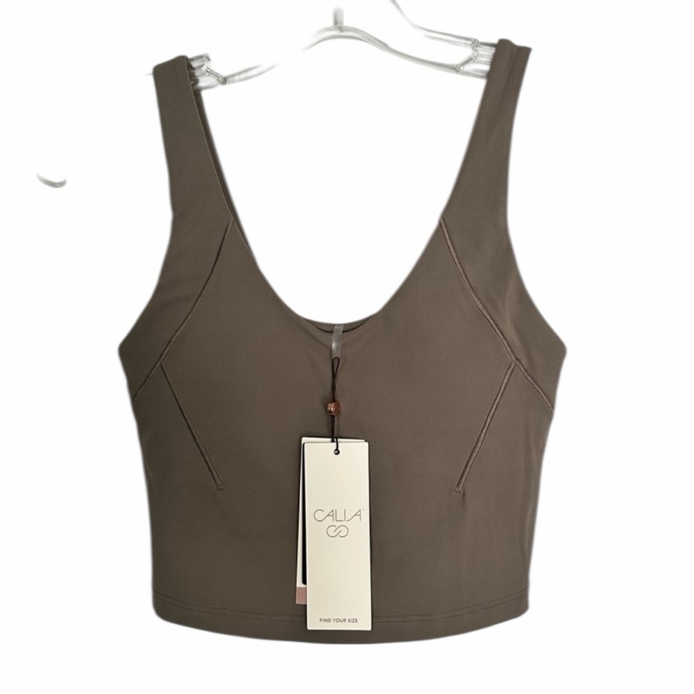 CALIA Women's Inspire Scoop Neck Tank - Size XS - New With Tags - Dark Grey